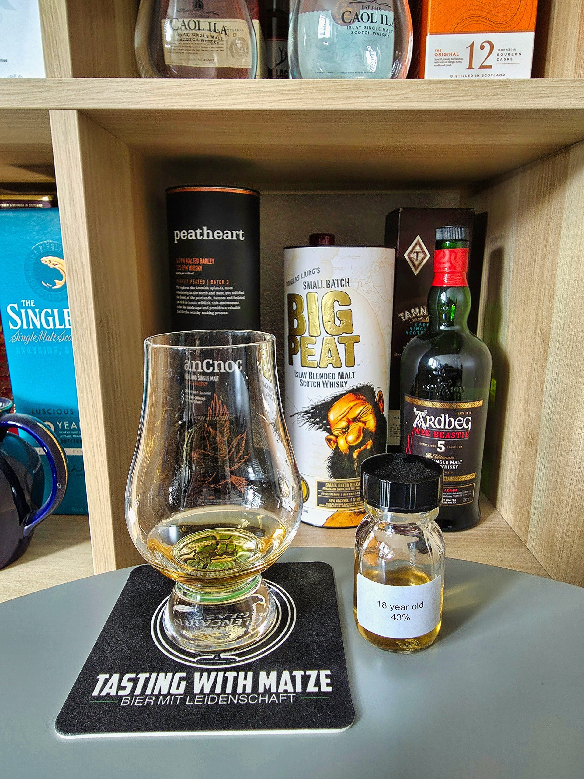 Glenmorangie 18 Jahre The Infinita Flasche im Sommelier Tasting