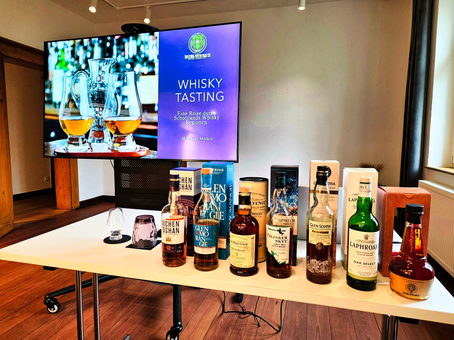 Premium Whisky Auswahl für Teambuilding Events