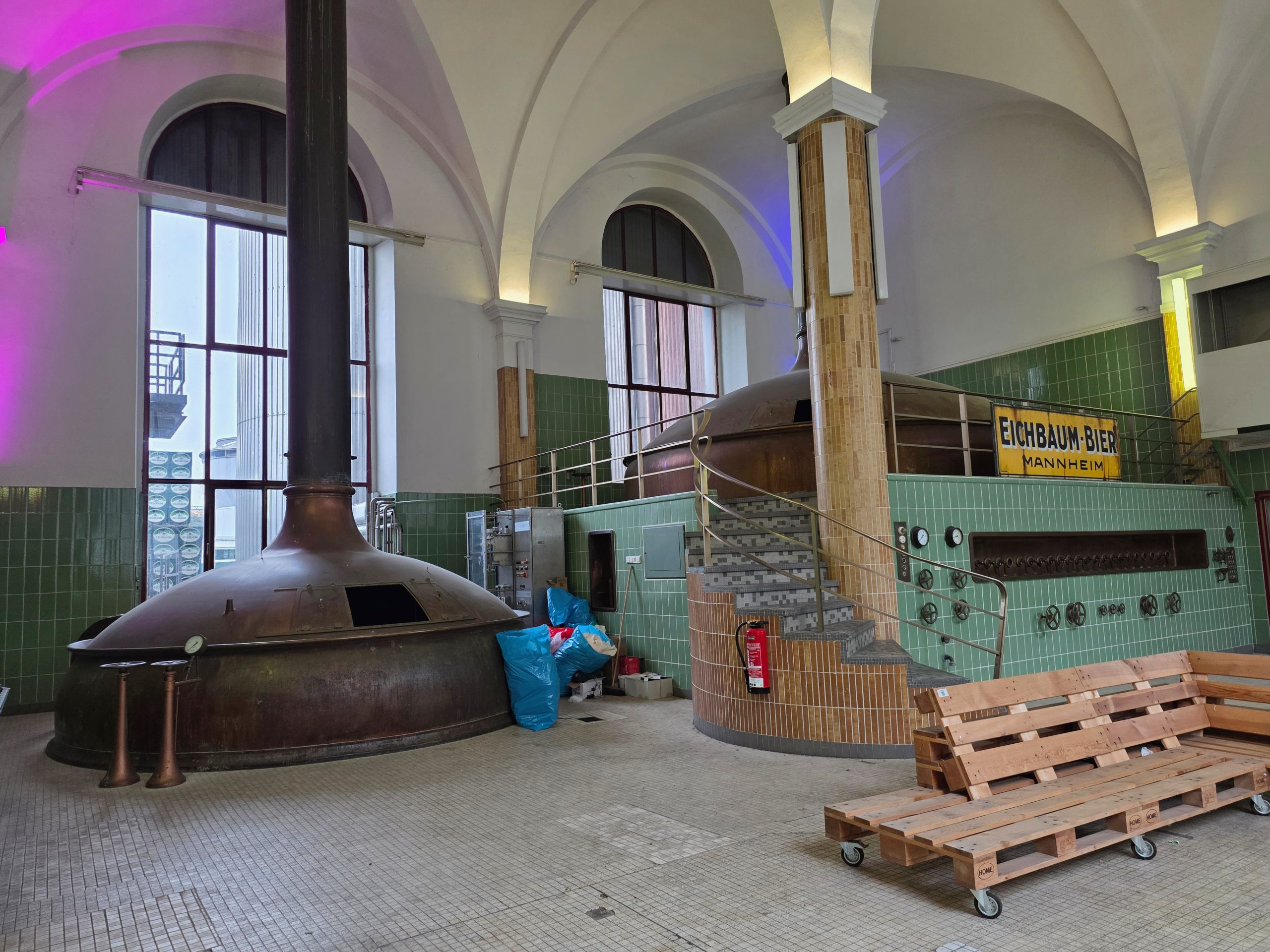 Historisches Sudhaus der Eichbaum Brauerei in Mannheim