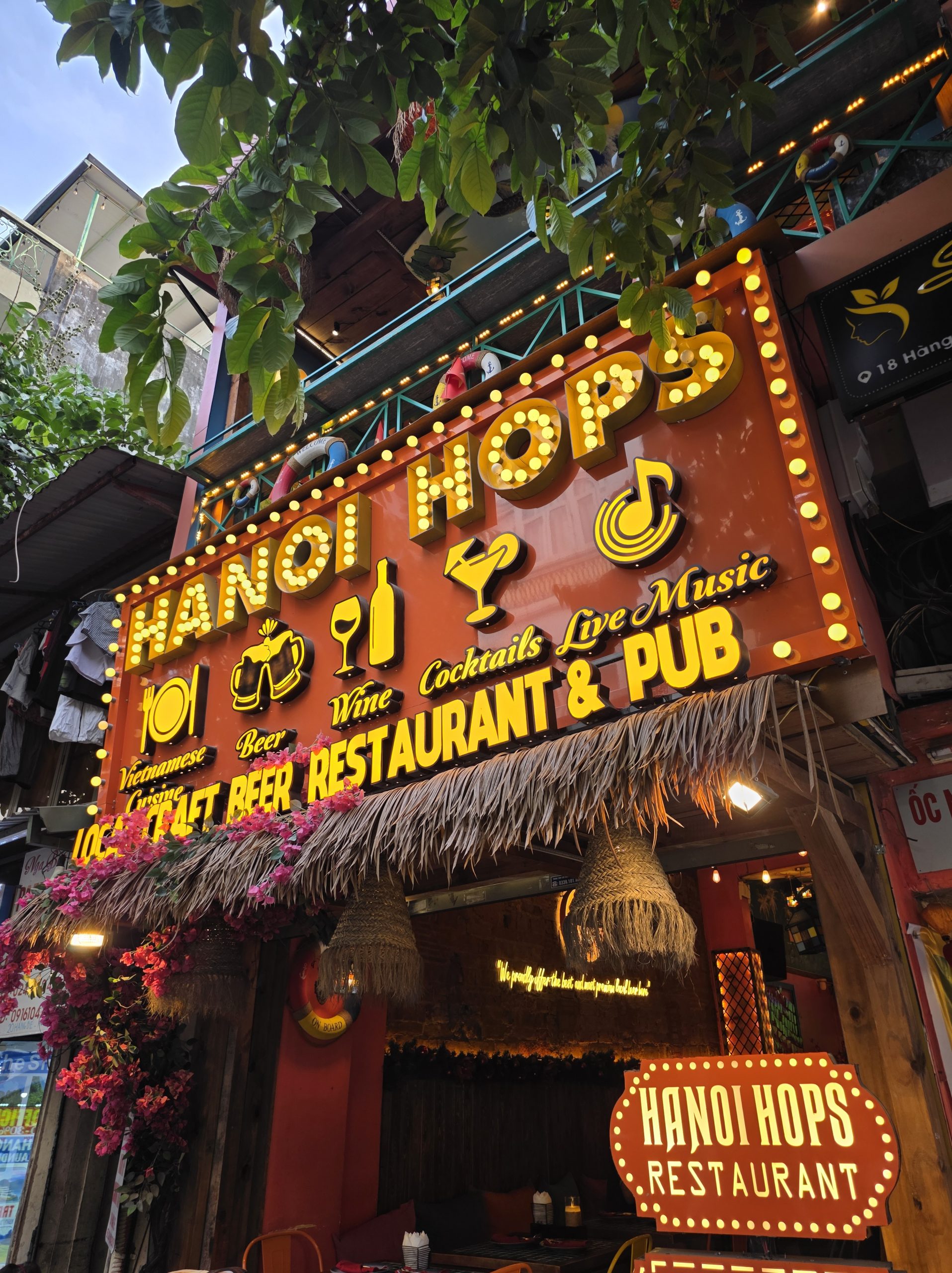 Hanoi Hops Craft Beer Bar mit vietnamesischem Craft Bier