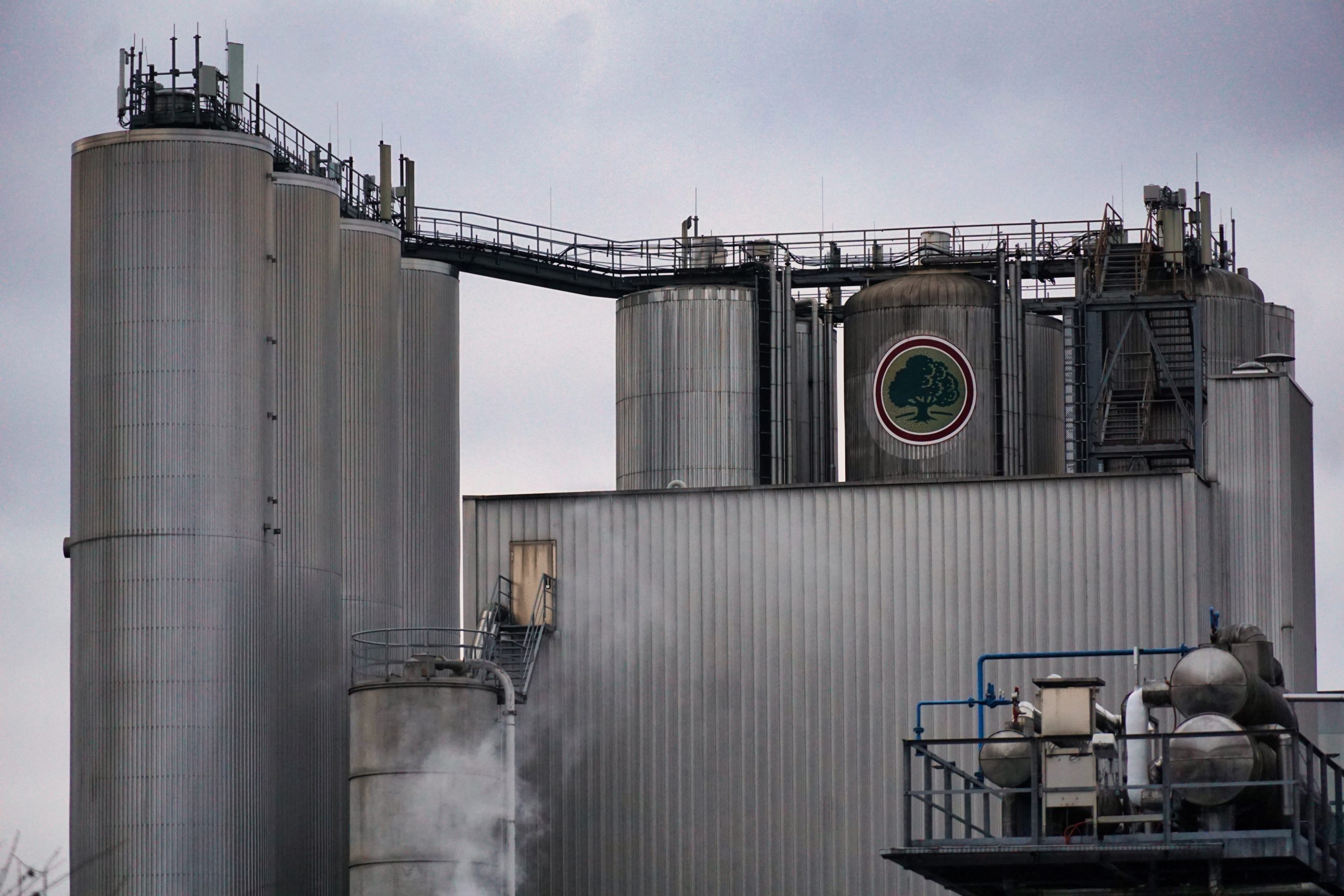 Gär- und Lagertanks der Eichbaum Brauerei in Mannheim