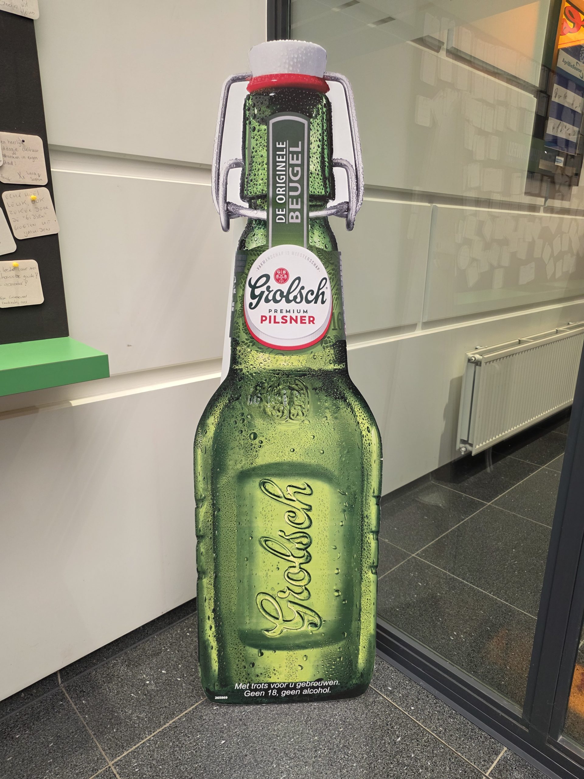 Grolsch Bügelflasche mit wiederverschließbarem Bügelverschluss