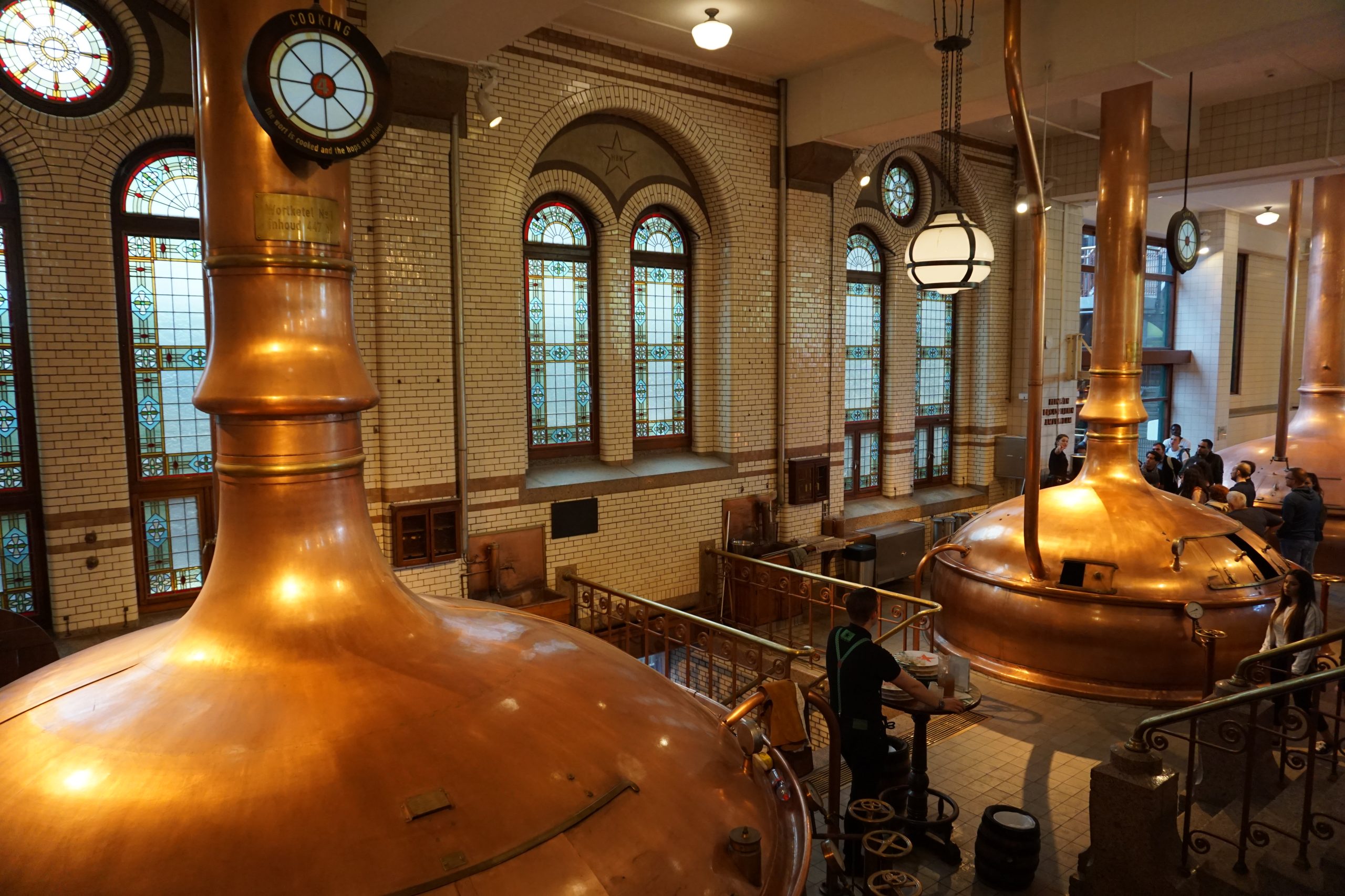 Sudkessel in der Heineken Experience in Amsterdam